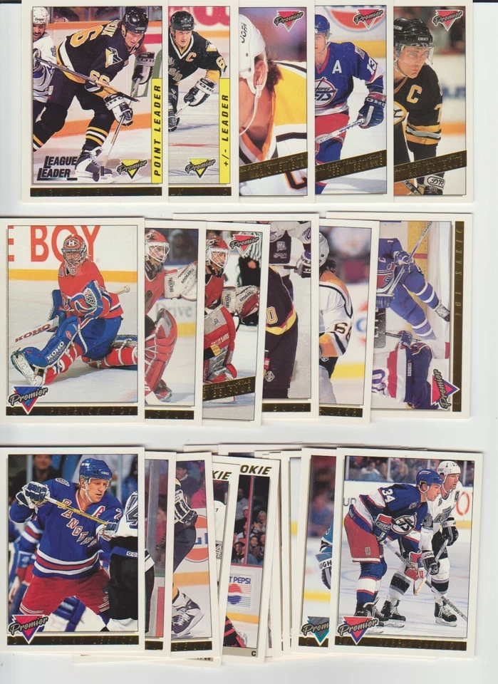 1993-94 O-Pee-Chee Premier Gold SET BREAK singles - stars, commons, HOFers - Image 1 of 1