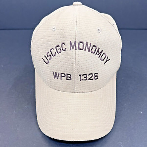 USCGC Monomoy United States Coast Guard Cutter FlexFit Hat Cap Tan