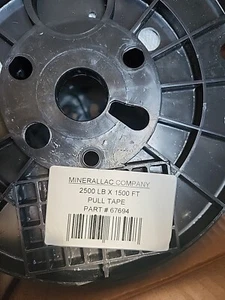 Cinta de tracción de cable Mineralac 67694, 2500 lb X 1500 ft L X 3/4" W, poliéster - Imagen 1 de 2