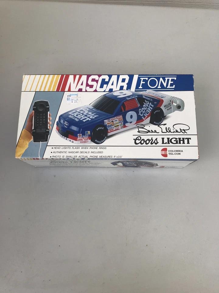 Bill Elliott 9 Coors Light NASCAR Phone Fone Stickers Great - K