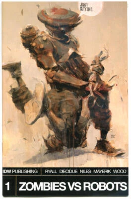 ZOMBIES vs ROBOTS #1 2 3 4 5 6 7 8 9 10, casi nuevo, horror, Walking Dead, 2015, 1-10, A Foto 1 de 4