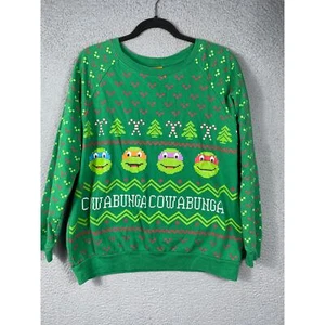 Teenage Mutant Ninja Turtles Youth Size XL Cowabunga Christmas Sweater - Picture 1 of 11
