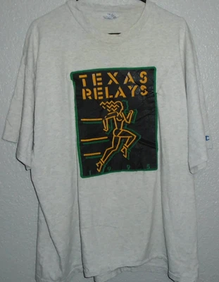 Винтажная футболка 1995 Texas Relays легкая атлетика XXL - Изображение 1 из 3