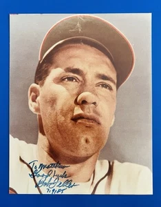 "Foto firmada a mano de 8x10"" de los indios Bob Feller inscrita: a Mathew; sin certificado de autenticidad incluido" - Imagen 1 de 3