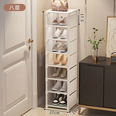 4-8th floor Tiers Vertical Shoe Small Shelf Organizer Shoe Storage 26*27cm - Image 1 of 4