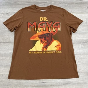 Dr. Maya Angelou Shirt Be A Rainbow Sonoma Community Herren Braun Oberteil XL - Bild 1 von 3