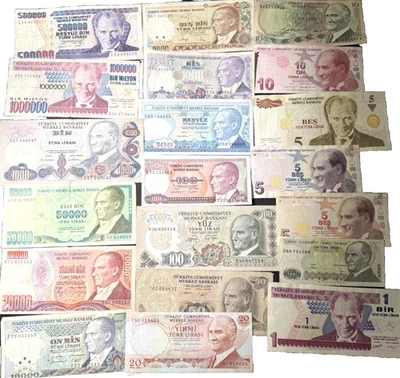 Turkey Currency Lot of 20 F-CVF - Image 1 of 3