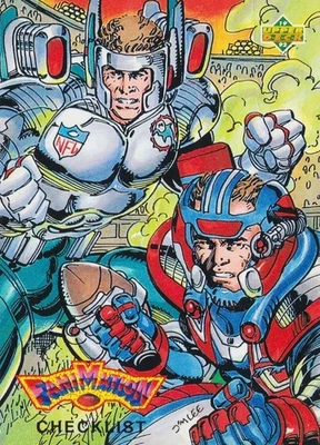 1992 Upper Deck Fanimation Auto Jim Lee F10 - Image 1 of 2