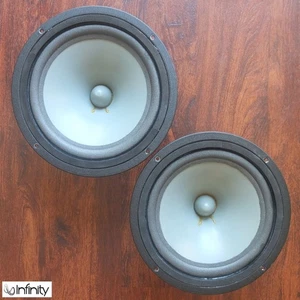 Woofers Infinity de colección de 10" gris cono de polietileno para altavoces RSa RSb c.1979—reformados - Imagen 1 de 6