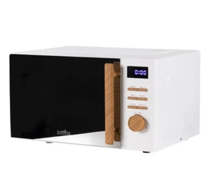 DMINE Modern Retro Mini Microwave with Wooden Handle / 2colors - Picture 1 of 3