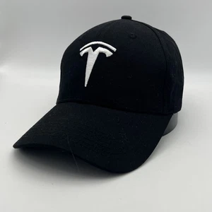 Gorra ajustable bordada con logotipo de Tesla emblema motores T - Imagen 1 de 6