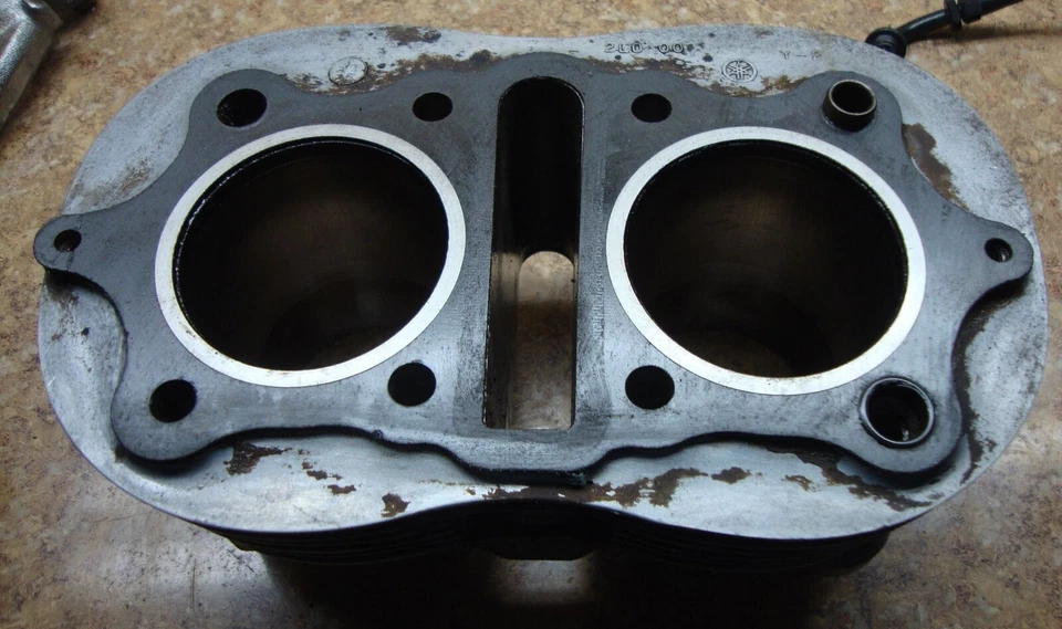 Yamaha XS400 XS 400 1980 motor cilindro barriles bloque jarra motor M1 Foto 1 de 1