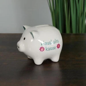 Sparschwein Haushaltskasse Keramik mit Schloss und Schlüssel - Bild 1 von 1