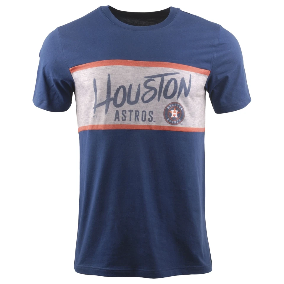 Camiseta con panel de marca denominativa de los Astros de Houston MLB Forever Collectibles ENVÍO GRATUITO Foto 1 de 1