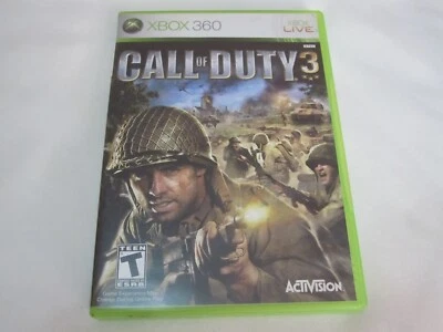 Call of Duty 3 (2006) Microsoft Xbox 360 (Complete-In-Box w/ Manual) - Image 1 of 4