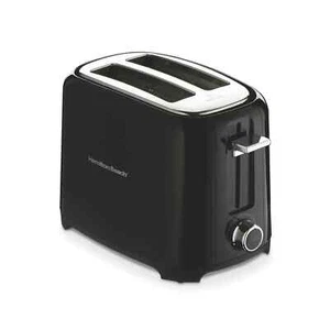 Hamilton Beach 2 Slice Toaster with Extra-Wide Slots, Black, NEW ✅✅ - Picture 1 of 9