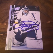 Frederik Anderson Signed Card