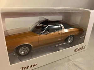 NOREV JET CAR 270587 Ford Gran Torino 1974 Chestnut Brown Jet-car 1:43 - Picture 1 of 3