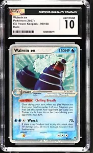 CGC 10 GEM MINT Walrein ex 2007 EX Power Keepers 99/108 Holo Pokemon Card psa - Picture 1 of 2