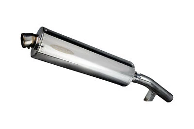 Silenciador de escape oval de aço inoxidável Kawasaki Versys 1000 Delkevic 18" deslizante 15-18 - Imagem 1 de 4