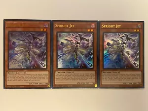 Yugioh x3 Spright Jet BLTR-EN076 Ultra Rare 1st Edition NM - Picture 1 of 2