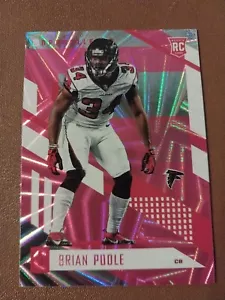 2017 Brian Poole Panini cuñas rosa incomparable de la NFL tarjeta de novato radiocontrol #151 Falcons - Imagen 1 de 3