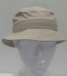 CAPPELLO PESCATORE uomo bambino ESTIVO TESSUTO SUNTEX BEIGE - Foto 1 di 5