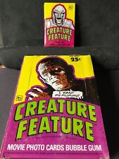 Vintage  1980 TOPPS Creature Feature Wax Pack - Unopened