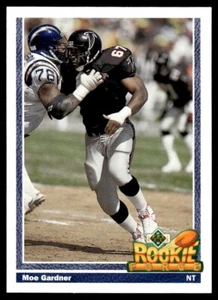 1991 Upper Deck Moe Gardner Atlanta Falcons #633 - Picture 1 of 2
