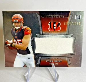 Tyler Eifert 2013 Bowman Sterling Relics #BSJRRTE Jersey /1214 RC - Picture 1 of 5