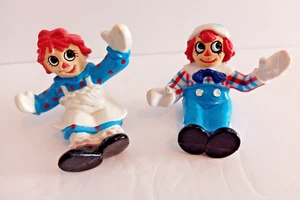 1988 Raggedy Ann & Andy Clown 2" Mini PVC Figuren - MacMillian Inc - Menge 2 - Bild 1 von 3