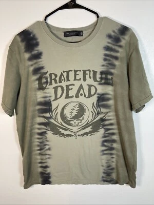 Футболка Junk Food Clothing Grateful Dead темно-зеленая Tye Dye размер большой - Изображение 1 из 3