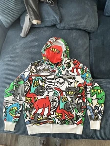 Volcom Big Monsters All Over Print Vintage Y2K Full Zip Jacket NWT  MEDIUM M 1/1 - Picture 1 of 9