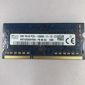 HMT425S6AFR6A-PB GENUINE HYNIX LAPTOP MEMORY 2GB PC3L-12800S DDR3 SODIMM (CA61) - Picture 1 of 2
