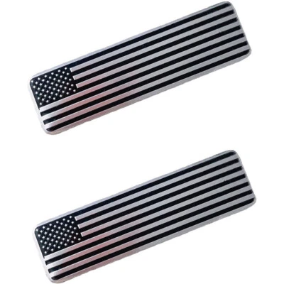 Insignia emblema de metal para maletero de coche 3D carrocería guardabarros pegatina calcomanía accesorios de ajuste 2 piezas Foto 1 de 4