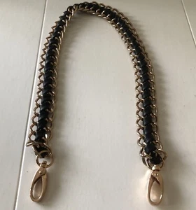 1 X Replacement Chain Vegan Leather Women’s Bag Shoulder Strap *Bag Not Included - Picture 1 of 8