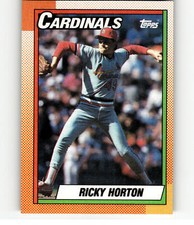 1990 Topps 133 Ricky Horton   St. Louis Cardinals