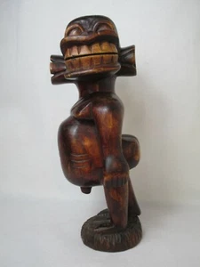 Afrique Statue De Bois Sculpture Figurine Vieux Tiki 50` Du Vieux Africa Figure - Bild 1 von 11