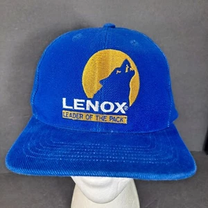 Vintage Lenox Tools Leader of the Pack Blue Snapback Hat Adjustable Retro Cap - Picture 1 of 12