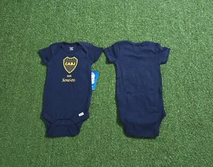 Boca Juniors Baby Bodysuit Cotton.New.100% Xeneize - Picture 1 of 3