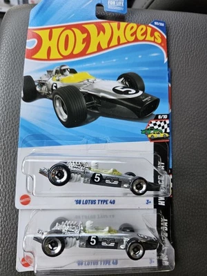 2025 Hot Wheels Kroger Exclusive ’68 LOTUS TYPE 49 Zamac HW Race Day 8/10 - Image 1 of 4