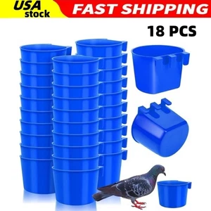 18X Botellas de agua Coop Cup - Alimentador de riego para periquitos/conejo/aves/aves - Imagen 1 de 10