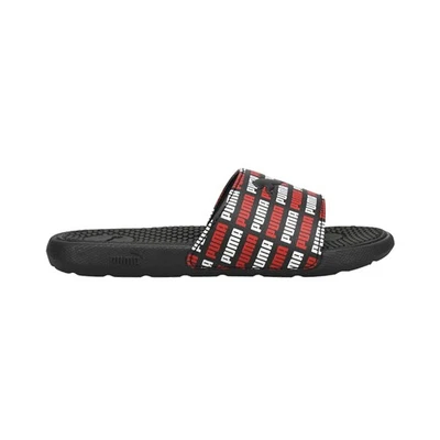 Sandalias informales PUMA Cool Cat Echo Slide para niños pequeños negras, rojas 38361601 Foto 1 de 4