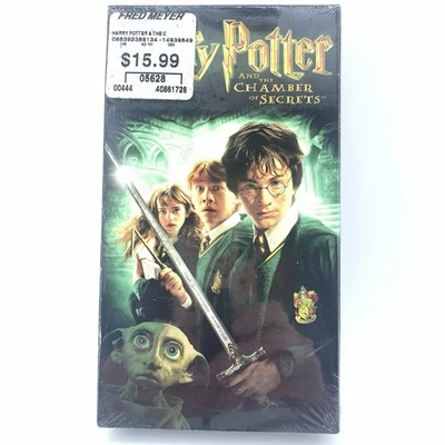 Harry Potter Chamber of Secrets VHS – New Sealed – 2003 Warner Home Video  Rare - Image 1 of 4