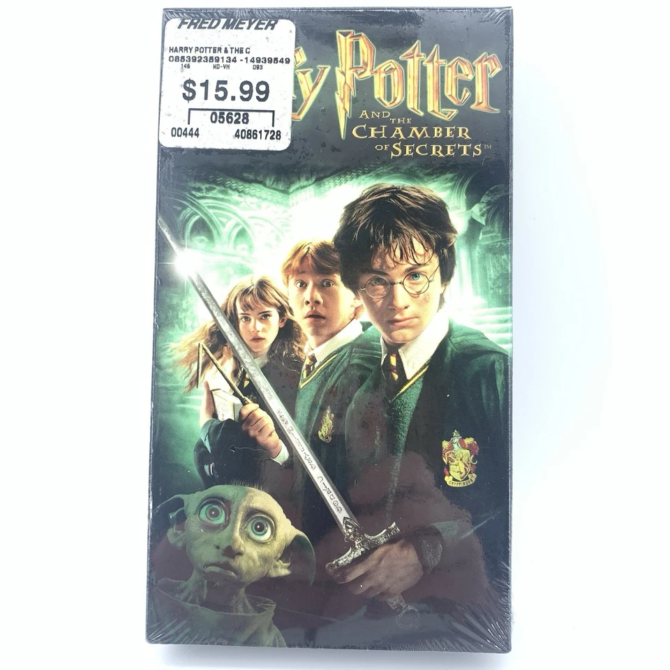Harry Potter Chamber of Secrets VHS – New Sealed – 2003 Warner Home Video  Rare - Image 1 of 4