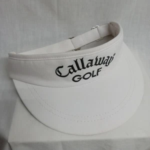 Callaway Adjustable Sunvisor Hat White  - Picture 1 of 5