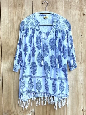 Roberta Roller Rabbit Lightweight Tunic Sz Small - Image 1 of 4