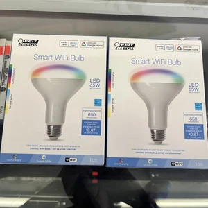 Feit Electric Smart Wifi Led Light Bulb Rgbw Color Changing 100W Equivalent (2) - Picture 1 of 5