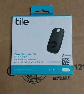 Tile Pro (2022) 1-Pack. Powerful Bluetooth Tracker, Keys Finder and Black, NEW - Zdjęcie 1 z 1