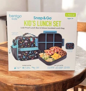 Bentgo Kids Snap & Go Lunch Set Dinosaurs - Picture 1 of 10